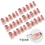 Móng Tay Có Thể Đeo Móng Tay Giả Pre-Nail Mong Muốn Mặc Đẹp Nguyên Chất Miếng Dán Mắt Mèo Handmade Nơ Phong Cách Đỏ Khỏa Thân Màu Hồng Móng Tay