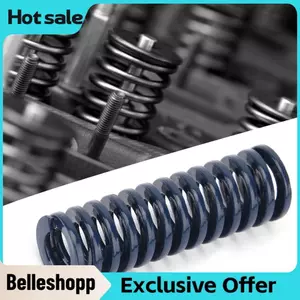 Belleshopp Belleshopp KIMISS 2 chiếc OD 10mm ID 5mm Thép có độ chính xác cao Ánh sáng xanh Tải chết lò xo (TL10x30mm) KIMISSza2robwsq5-01