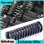 Belleshopp Belleshopp KIMISS 2 chiếc OD 10mm ID 5mm Thép có độ chính xác cao Ánh sáng xanh Tải chết lò xo (TL10x30mm) KIMISSza2robwsq5-01