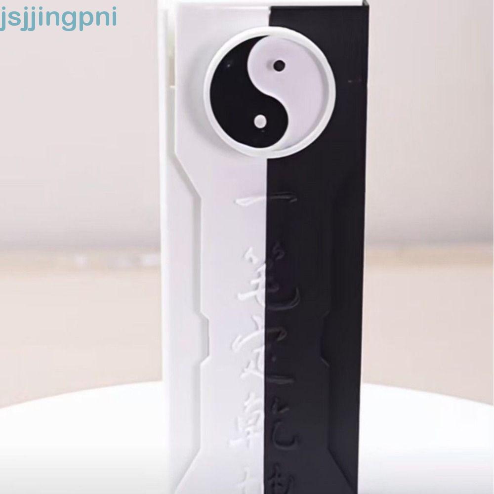 Hộp bút chì JSJJING Tai Chi, Hộp đựng bút chì Gossip an toàn dễ sử dụng, Hộp đựng bút hình chữ nhật vui nhộn dành cho học sinh