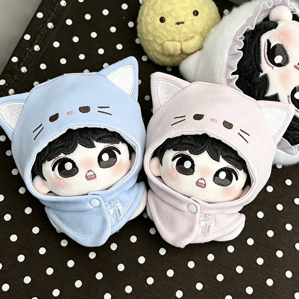 10cm Búp Bê Cotton Mèo Con Áo Khoác Dễ Thương Mặc Quần Áo Cho Bé Giá Trị Cao Không Đóng góp Cho Bé Đầu Lớn Quần Áo Cho Bé 6.18