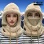 Mũ quàng cổ tích hợp FANSIN, Mũ chui đầu chống lạnh bằng lông cừu cực, Balaclava chống gió ấm áp để trượt tuyết đi xe đạp ngoài trời