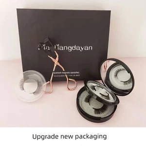 mi giả gân trong mi giả dưới mi giả Influencer Lượng Tử Từ Tính Lông Mi Giả Nữ Phong Cách Tự Nhiên Mô Phỏng Nam Châm Nam Châm Từ Tính Ghép