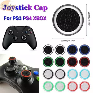 NKSFX 4 Chiếc Nắp Cần Điều Khiển Thay Thế Analog 360 Silicone Bộ Điều Khiển Phụ Kiện Cho PS3 PS4 XBOX Một