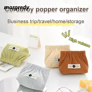 Túi đeo chéo MARGREDY, Ví đựng tiền xu màu trơn bằng vải nhung, Ví đựng son môi mềm mại thời trang cho bé gái