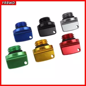 Nắp Dầu Xe Máy YRBWD, Phích Cắm Dầu Nhôm CNC, Crankcase-Cap Động Cơ Đa Năng Vít-On Crankcase Nắp Vít Xe Máy-Mở