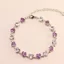 Mới Người Yêu Kẹo Nhiều Màu Sắc Zircon Vòng Tay Tình Yêu Ánh Sáng Sang Trọng Cao Cấp Trái Tim Tình Yêu Cầu Vồng Vòng Tay Nữ ins Niche Hợp Thời Trang
