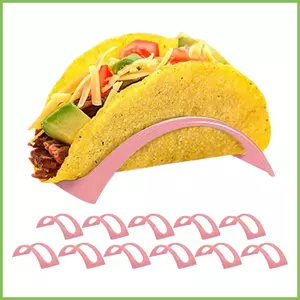 Bộ giá đỡ Taco đầy màu sắc Giá đỡ đầy màu sắc Giá đỡ máy rửa chén & lò vi sóng An toàn mềm hoặc cứng Giá đỡ vỏ Taco gelhvn