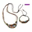 Bộ vòng cổ SAMO Boho, Dây hạt nhiều lớp Bộ trang sức hạt gỗ, Hạt gỗ sành điệu Dây buộc có thể điều chỉnh thủ công Trang sức dệt tay Trang sức mặc hàng ngày
