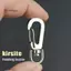 < WHPHous-t > Móc khóa Bapa lò xo Mini bằng hợp kim kẽm Carabiners leo núi sinh tồn Móc khóa kẹp Bule cho thợ tìm chìa khóa ô tô Đẹp