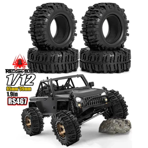4 95mm RED SPIDER 1.9-inch Lốp Cao Su Cho 1 / 10 RC Xe Bánh Xích TRX4 Defender Bronco AXIAL SCX10 90046 RC4WD D90 D110 TF2 Jeep Chevrolet