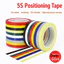 Băng đánh dấu DWEL, Băng mã hóa chiều rộng 66 mét 3 / 5 / 8 / 10mm, Băng đánh dấu nhiều màu