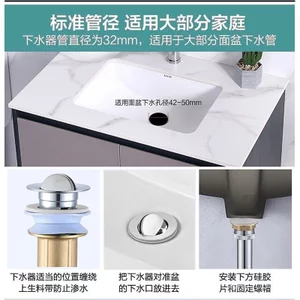 Lưu vực cung cấp Cống thoát nước Ống rửa chậu rửa cống thoát nước Ống khử mùi Chậu rửa BD0I