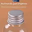 MAKY 5ml 10ml 20ml 50ml 100ml 250ml 500ml Chai nhựa rỗng trong suốt Nắp nhôm chống rò rỉ cho s VN