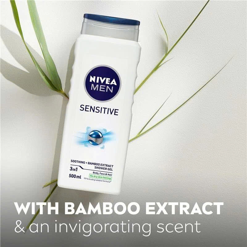 Sữa Tắm Gội Xả Nivea Men 3in1 Shower Gel 500ml