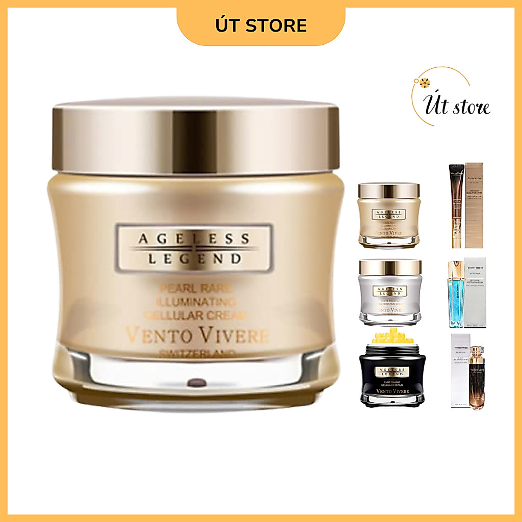 Kem Vento vàng dưỡng trắng da Vento Vivere Pearl Rare 30g, Sản Phẩm Vento Vivere Chính Hãng Thuỵ Sỹ