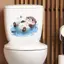 Bình vệ sinh Otter ngộ nghĩnh Stier Ocean Wave Vinyl Decal Nghệ thuật treo tường chống thấm nước tự dính để trang trí phòng tắm Nhà vệ sinh VN
