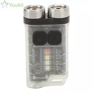 Đèn pin móc khóa Mini YUUKII, Đèn pin móc khóa 900LM di động, Đèn móc khóa có thể sạc lại bền bỉ Cắm trại
