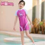 Đồ bơi trẻ em họa tiết hoạt hình kỳ lân dành cho bé gái, đồ bơi một mảnh chống nắng và thoáng khí