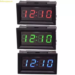Fol DIY Xe Đồng Hồ Điện Tử Ô Tô Xe Máy Cho Thời Gian Hiển Thị Mô Đun Tắt Nguồn Tôi
