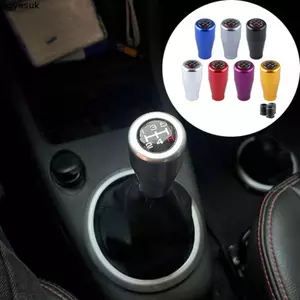 LACYESUK Universal Racing Gear Shifter Knob, Hợp kim nhôm 5 tốc độ cần số bằng tay, Phong cách hiện đại Racing Shifter Lever Head Núm chuyển số tự động