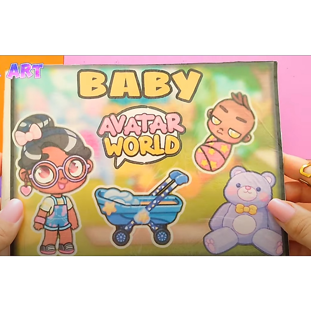 Đồ chơi ngôi nhà búp bê giấy Avatar World Baby Playhouse A9