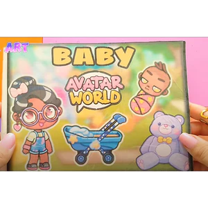 Đồ chơi ngôi nhà búp bê giấy Avatar World Baby Playhouse A9