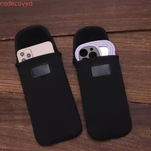 Túi bảo vệ điện thoại CODECOVED, Túi điện thoại di động Neoprene di động, Vỏ bọc màu đen Bảo vệ Túi đựng điện thoại di động Nguồn điện di động