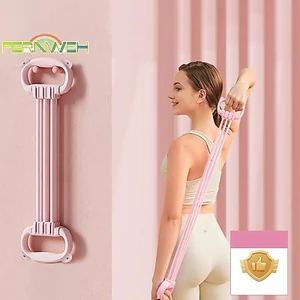 Dây kháng lực tập thể dục tay cầm chống trượt, 6 cấp độ kéo giãn cho lưng vai tay