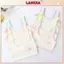 SET 3 Áo lá bé gái học sinh 2 dây bản to không đệm mút thoáng mát viền màu dễ thương LANIXA B757