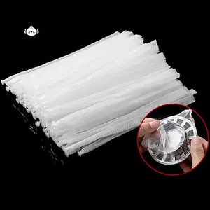 Maybest 100 Chiếc Phòng Tắm Tắm Thoát Nước Túi Lưới Ngăn Ngừa Tóc Lọc Bồn Rửa Lọc {VN}