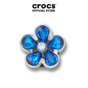 Phụ kiện Jibbitz™ Charm Silver And Blue Flower