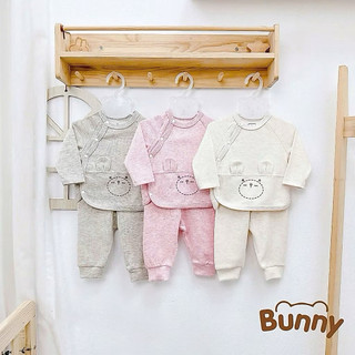 Bộ nỉ tai thú bunny 0-9m