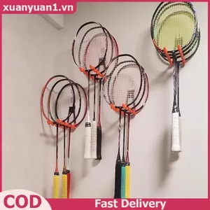 XUAN Treo Tường Raet Giá Đỡ Tennis Raet Giá Đỡ Cầu Lông Raet Giá Đỡ Sóng Tường Móc Bảo Quản Giữ Nhiều Vợt Ra VN
