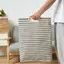 XUAN Giỏ Giặt Chống Thấm Nước Vải Lanh Cotton Bẩn Quần Áo Giỏ Giặt Sắp Xếp Có Thể Gập Lại Đồ lặt vặt Túi Bảo Quản Foldabling Hamper VN