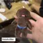 # HB # Funny Naha Plush Doll Key Ring Fluffy Đồ chơi nhồi bông Phụ kiện quyến rũ để trang trí chìa khóa Bapa.