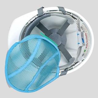 NOOKSTORY Mũ bảo hiểm Chèn Liner, Lớp lót mũ cứng thấm mồ hôi màu xanh, Dây thông gió thoải mái Mũ an toàn có thể tháo rời Tấm làm mát mùa hè