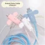 HT3 Bảo vệ cáp hình thiên thần dễ thương và chức năng cho tất cả các thiết bị của bạn Vỏ cổng sạc silicon TH3