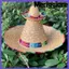 Mũ chống nắng MERIGGIARE, Mũ chống nắng 14cm / 22cm / 35cm / 43cm Mũ đi biển Mexico, Unisex Hương vị biểu diễn cho trẻ em Mũ Halloween Nam Nữ Ngoài trời