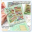 Nhãn Dán Cảnh Mini TUYỆT VỜI, Sách Nhãn Dán Dòng Cửa Hàng PET, Chất Lượng Cao 30 Tờ Cắt Chết Minh Họa Tinh Tế Cửa Hàng Cảnh Miếng Dán Sách Thêu Sò Thủ Công DIY