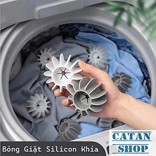 Bóng Giặt Silicone Chống Rối Quần Áo,Bóng Giặt Khía Cỡ Lớn Chống Ma Sát Giảm Nhăn-GD979-BongGiatKhia