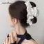AqToCna 1 Xếp Ly Đuôi Ngựa Lấy Kẹp Thời Trang Trăm Sở Thích Ba Của Đầu Đĩa Tóc Cá Mập Kẹp Cảm Giác Cao Cấp Đầu Kẹp Mũ Đội Đầu AqToCna