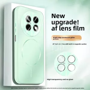 YJD Ốp Lưng Cho Huawei Nova 15 Max Ngọc Trai Lấp Lánh Bột Mờ Da Cảm Giác Chống Rơi Vỏ Điện Thoại