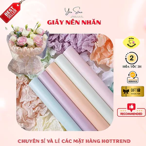 Giấy Nến, Giấy Nhăn Dùng Để Gói Hoa, Gói Giỏ Trái Cây, Bánh Kẹo, Quà Tặng, Làm Đồ Handmade, Decor