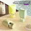 Hộp đựng rỗng du lịch SAMO, Chai có thể nạp lại bằng silicon mềm, Chai dầu gội dưỡng da nhẹ 74ML Sử dụng du lịch