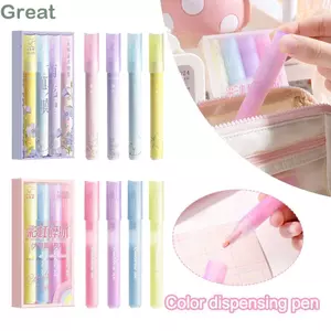 GREA 4 Bút Keo Tacky, Bút Pha Chế Dung Tích Lớn Nhanh Khô, Chất Lượng Cao Nhiều Màu Sắc DIY Thêu Sò Keo Dính Văn Phòng Phẩm Sinh Viên
