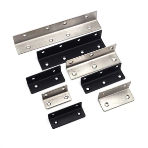 Đầu nối góc gia cố Mã sắt tam giác Phần cứng nội thất bằng thép không gỉ có giá đỡ Giá đỡ lỗ góc phải dài 90 độ