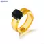 Bluelover Nhiều Màu Sắc Zircon Kẻ Sọc Nhựa Nhẫn Nữ Thời Trang Đơn Giản Trang Sức Dự Tiệc Sinh Nhật Hoặc Dễ Thương Quà Tặng Mới