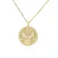 Ánh Sáng Sang Trọng Full Kim Cương Tôn Giáo Hòa Bình Bồ Câu Tròn Mặt Dây Chuyền Vòng Cổ Nữ 18k Mạ Vàng Mặt Dây Chuyền Vòng Cổ Cầu Nguyện ins Phong Cách 2026-6-26