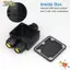 Hộp đầu cuối NOTE1 / Đầu nối cáp điện ngoài trời chống nước G712 Tee 1 trong 2 có thiết bị đầu cuối